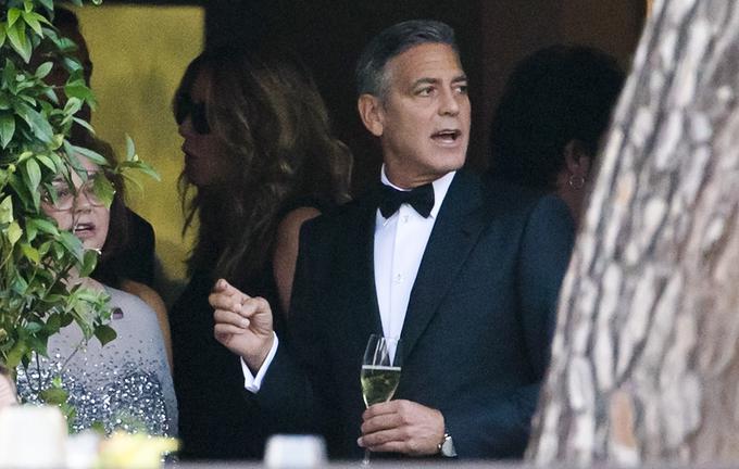 George Clooney na poročnem slavju v hotelu Cipriani | Foto: Guliverimage