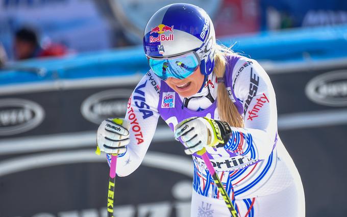 Lindsey Vonn ni prišla do cilja. | Foto: Sportida