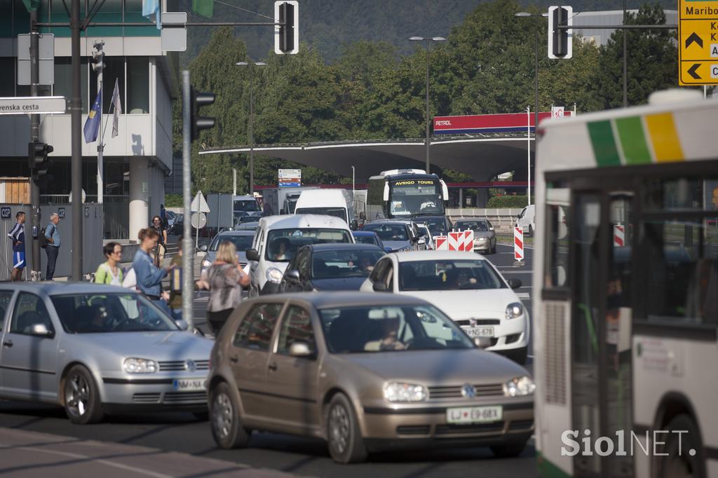 Prometni kolaps v Ljubljani