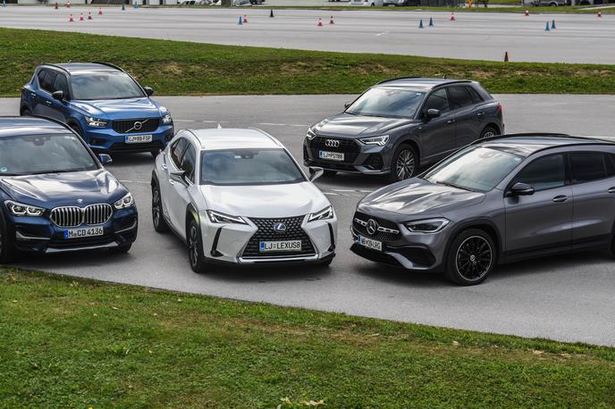 PRIMA B SUV premium | Tokrat so na testu audi Q3, BMX X1, mercedes-benz GLA, volvo XC40 in lexus UX. | Foto Gašper Pirman