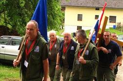 Protest slovenskih in hrvaških borcev zaradi nošnje ustaških uniform na slovesnostih