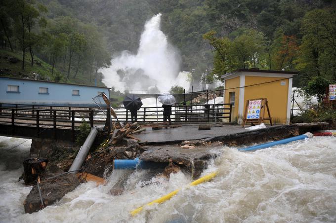 Popolnoma je podivjal tudi izvir Hublja. | Foto: 