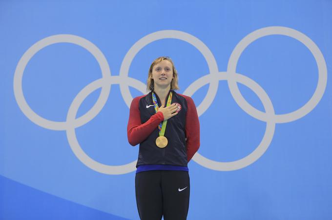 Katie Ledecky (ZDA), svetovna rekord na 400 in 800 metrov prosto, 3:56,46 in 8:04,79. | Foto: Reuters