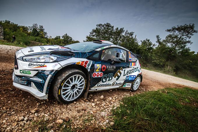 Aleš Zrinski in Rok Vidmar (ford fiesta R5) sta v zaključku relija (in po smoli Peljhana) rešila drugo mesto v slovenskem DP. | Foto: WRC Croatia