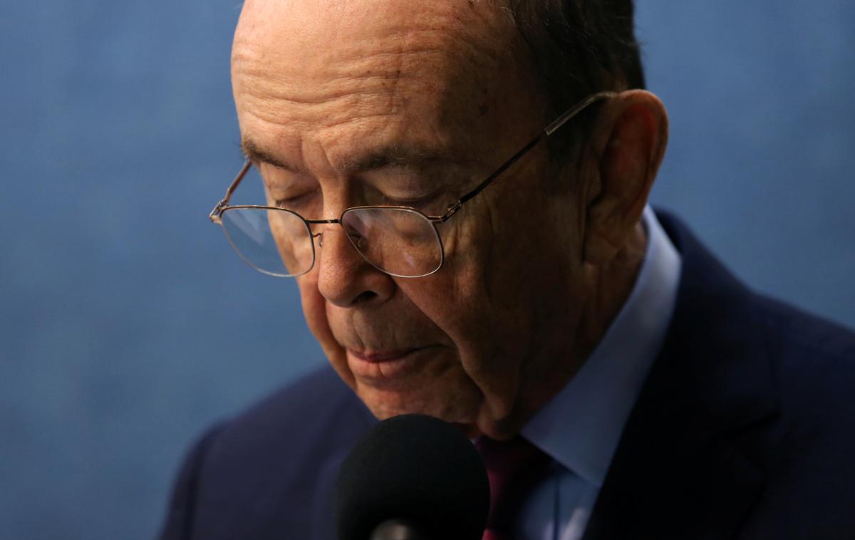 Wilbur Ross Minister za trgovino ZDA | Za slabo stanje ministrstva naj bi bil kriv sam minister, ki naj ne bi opravljal svojega dela.  | Foto Reuters