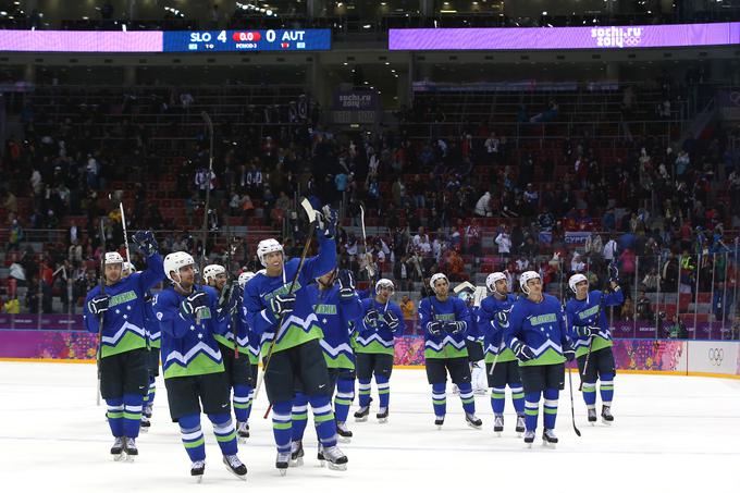 Slovenci so se po zmagi nad Avstrijo uvrstili v četrtfinale OI in zasedli visoko sedmo mesto. | Foto: Guliverimage/Getty Images