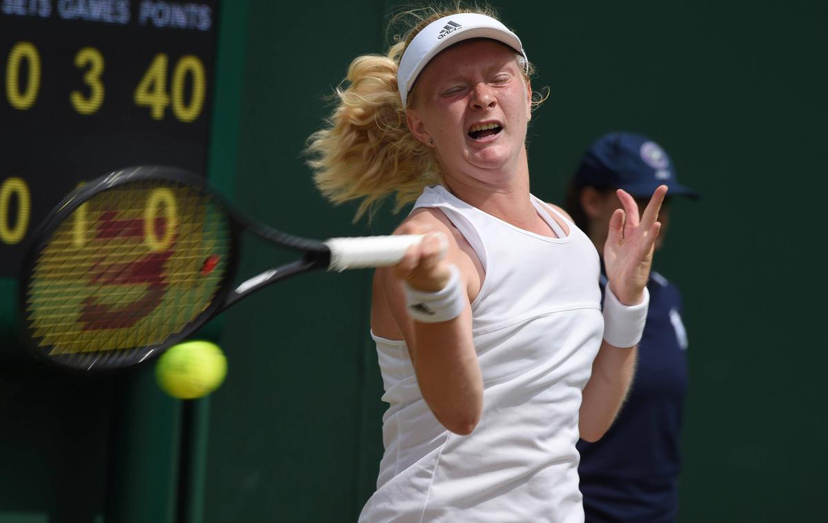 Francesca Jones | Francesca Jones je v svoji karieri dvakrat igrala na turnirju za grand slam. Tokrat se ji je OP Avstralije izmuznilo pred nosom. | Foto Guliverimage