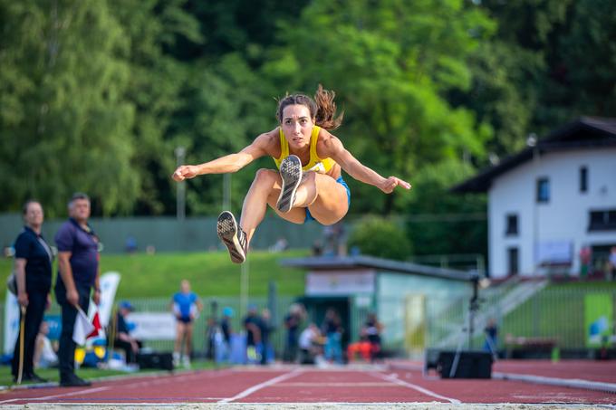 Eva Pepelnak je državna prvakinja v troskoku. | Foto: Atletska Zveza Slovenije