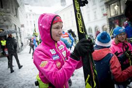 Planica v Ljubljani sneg