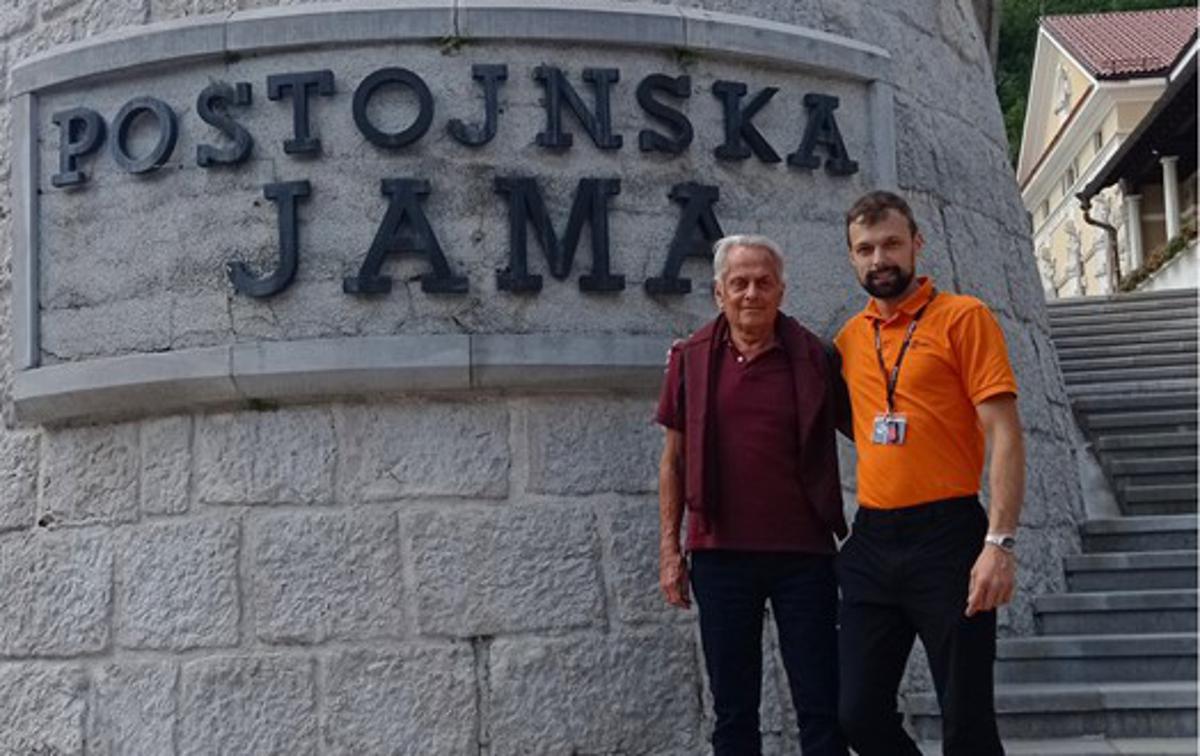 Eduardo Strauch v Postojnski jami | Eduardo Strauch ob obisku Postojnske jame | Foto Postojnska jama