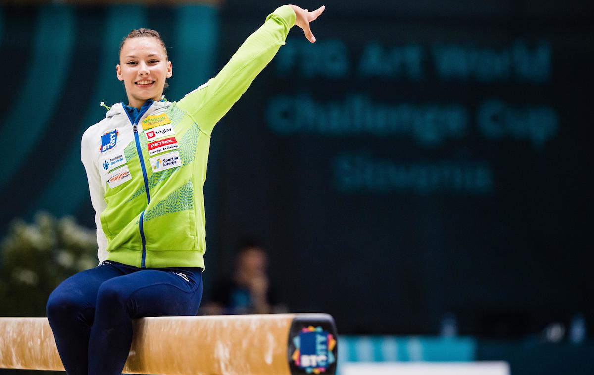 gimnastika, Koper, svetovni pokal, 3. dan, Lucija Hribar | Lucija Hribar je brez dvoma prvo ime slovenske vrste na EP v Turčiji. | Foto Grega Valančič/Sportida