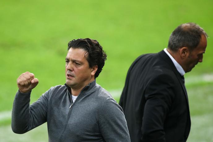 Zlatko Zahović, Darko Milanič | Zlatko Zahović pravi, da v NK Maribor ni krize, a konkretno na vprašanje o prihodnosti trenerja Darka Milaniča ni odgovoril. | Foto Matic Klanšek Velej/Sportida