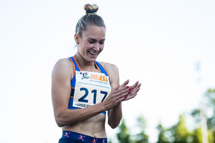 Neja Filipič, atletski pokal Slovenije, prvi dan | Neja Filipič je po štirih tekmah Atletske lige Telekom Slovenije najboljša med dekleti. | Foto Grega Valančič/Sportida