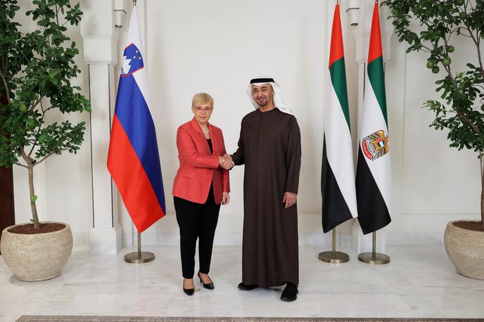 Nataša Pirc Musar | Natašo Pirc Musar je na obisku v Združenih arabskih emiratih med drugimi sprejel predsednik države šejk Mohamed bin Zajed al Nahjan. | Foto STA