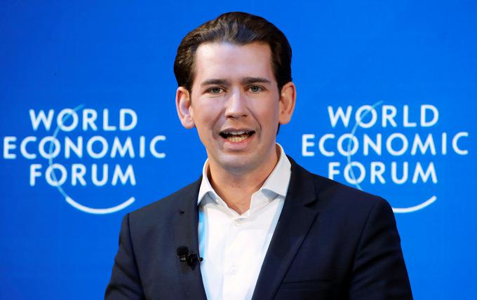 Avstrijski kancler Sebastian Kurz (FPÖ) je od koalicijskih svobodnjakov (FPÖ) pred dnevi zahteval, da prekinejo vse stike s skrajnimi identitarci. | Foto: Reuters