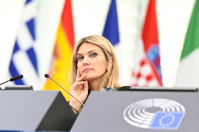 Eva Kaili | Predhodno zaslišanje Eve Kaili v bruseljski sodni palači so prestavili na prihodnji četrtek. | Foto Reuters