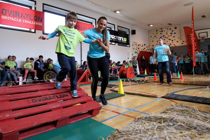 Akciji sta se pridružili tudi nova miss športa, atletinja Manca Šepetavc ... | Foto: Matic Klanšek Velej/Sportida