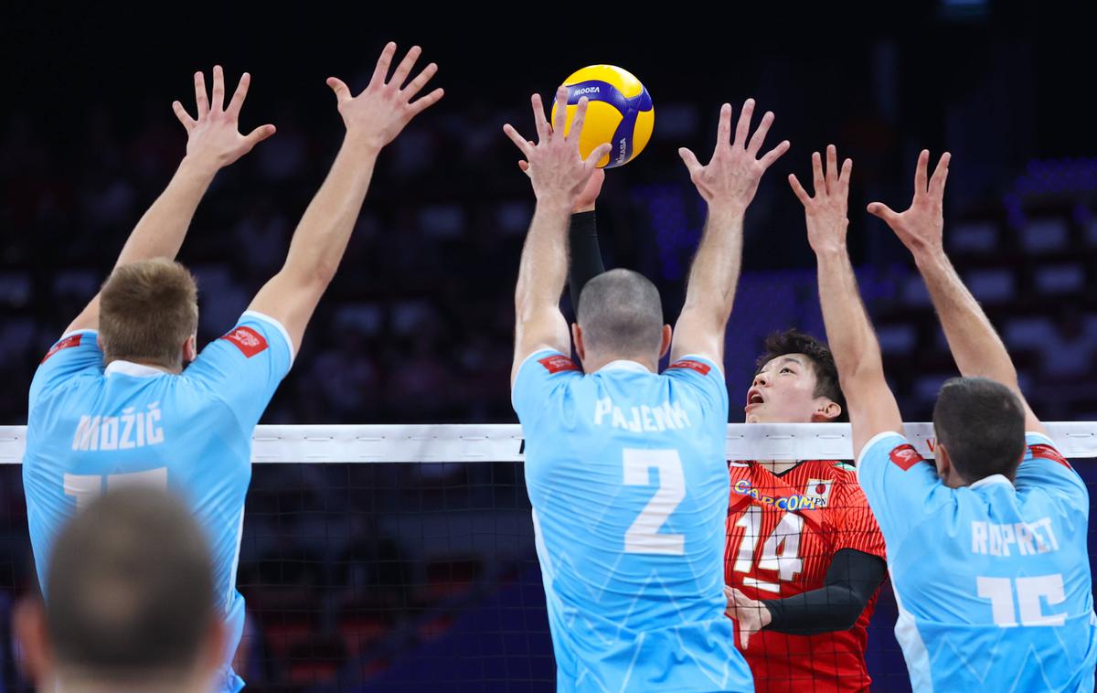 slovenska odbojkarska reprezentanca : Japonska, liga narodov | Slovenski odbojkarji so v četrtfinalu lige narodovo z 0:3 izgubili z Japonci in tekmovanje končali na sedmem mestu. | Foto Guliverimage