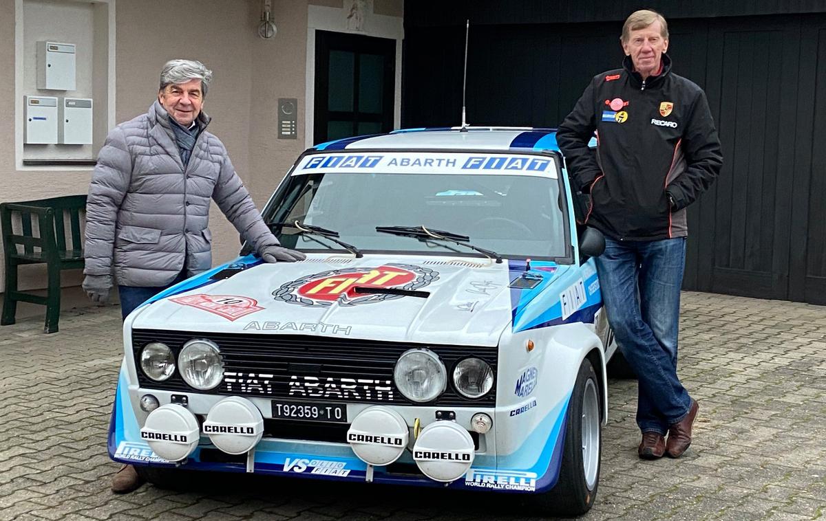 Walter Rohrl | Spomin na uspeh pred 40 leti - Walter Röhrl, Christian Geistdorfer in fiat 131 abarth. | Foto osebni arhiv Walter Rohrl