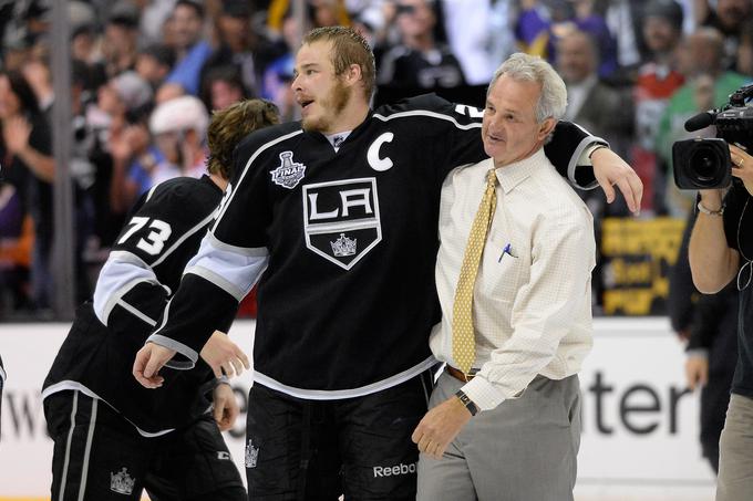 Kralje bo še naprej vodil Darryl Sutter, medtem ko črke C na prsih ne bo več nosil Dustin Brown. Kot novega kapetana čez lužo omenjajo Hrušičana, ki se, če mu bo pripadla ta čast, v slačilnici ne bo spreminjal.  | Foto: Reuters