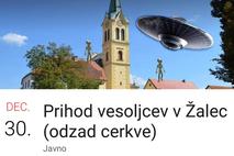 Vesoljci, Žalec