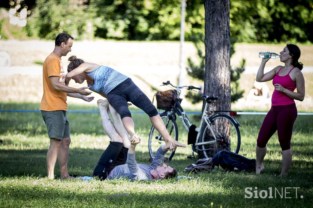 park, park Tivoli, Ljubljana