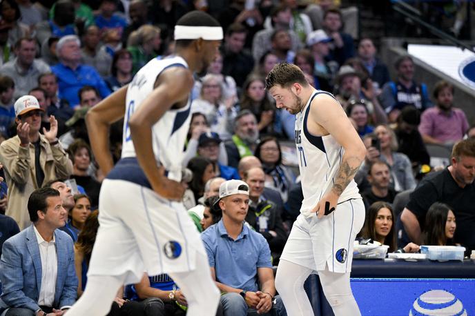 Luka Dončić Dallas Mavericks | Luka Dončić je proti Chicagu igral le dobrih 12 minut in pol. | Foto Reuters