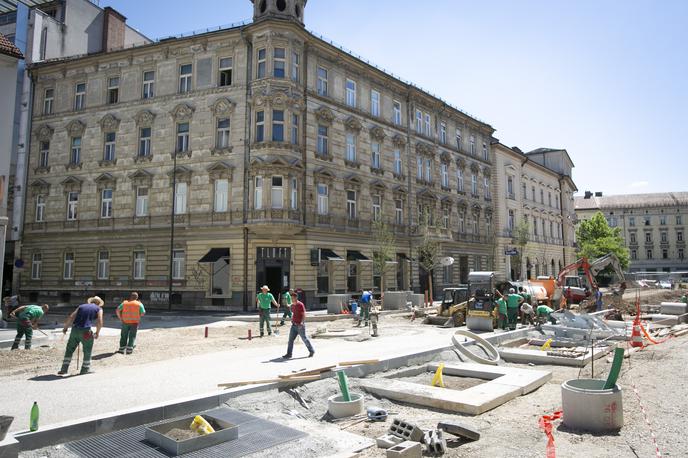 Prenova Gosposvetske ceste v Ljubljani. | Foto Bojan Puhek