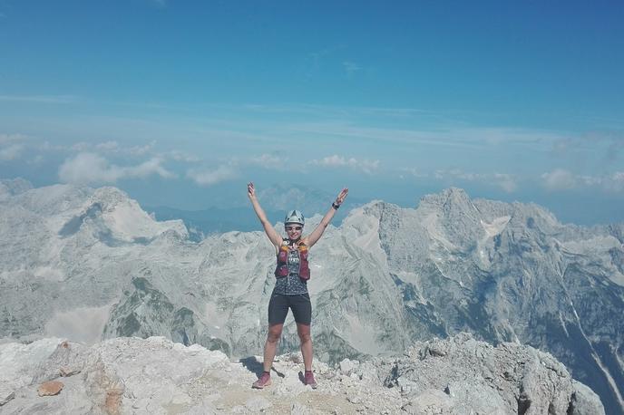 Anja Klančnik | Anja Klančnik je nova rekorderka Slovenske planinske poti. Priljubljeno transverzalo je pretekla in prehodila v manj kot 12 dneh. | Foto osebni arhiv