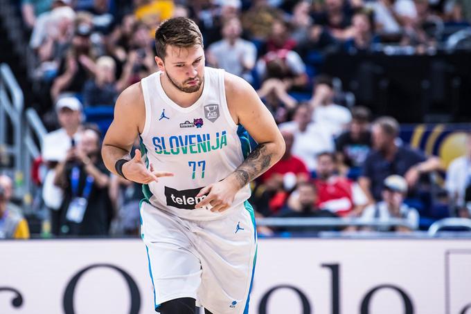 Slovenija : Belgija, slovenska košarkarska reprezentanca, EuroBasket 2022 Luka Dončić | Foto: FIBA