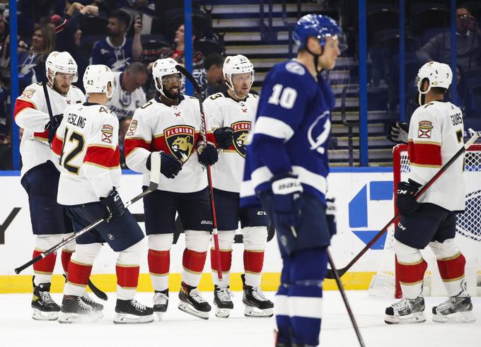 Hokejisti Florida Panthers so ugnali prvake. | Foto: Guliverimage/Vladimir Fedorenko