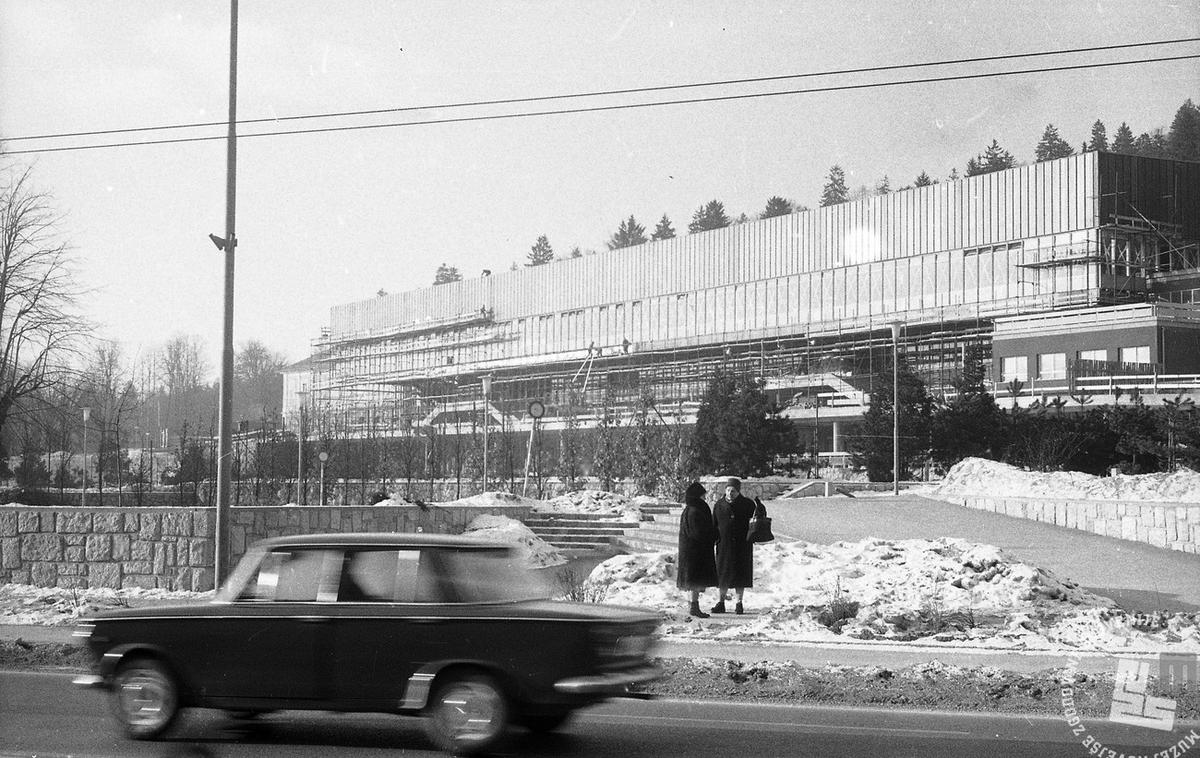 Hala Tivoli, februar 1965. | Foto Marjan Ciglič