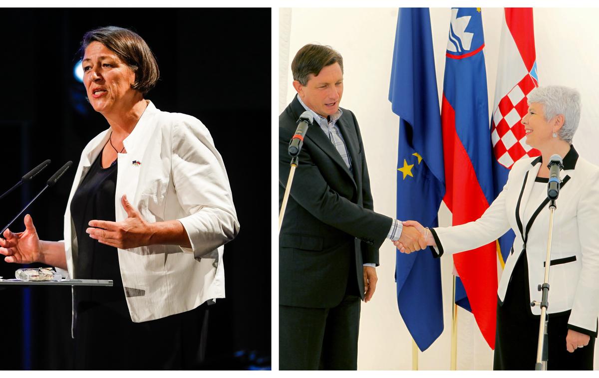 Violeta Bulc Borut Pahor | Foto STA