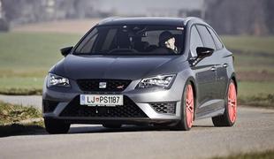 Seat leon ST cupra: edini avtomobil, ki diskretno pelje v vrtec in po rekord na Nordschleife?