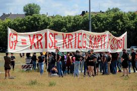 G7, protestniki, München