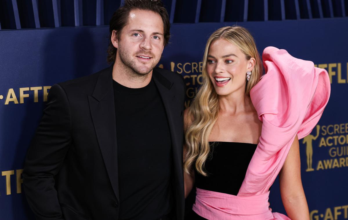 Margot Robbie, Tom Ackerley | Margot Robbie z možem Tomom Ackerleyjem pričakuje prvega otroka. | Foto Guliverimage