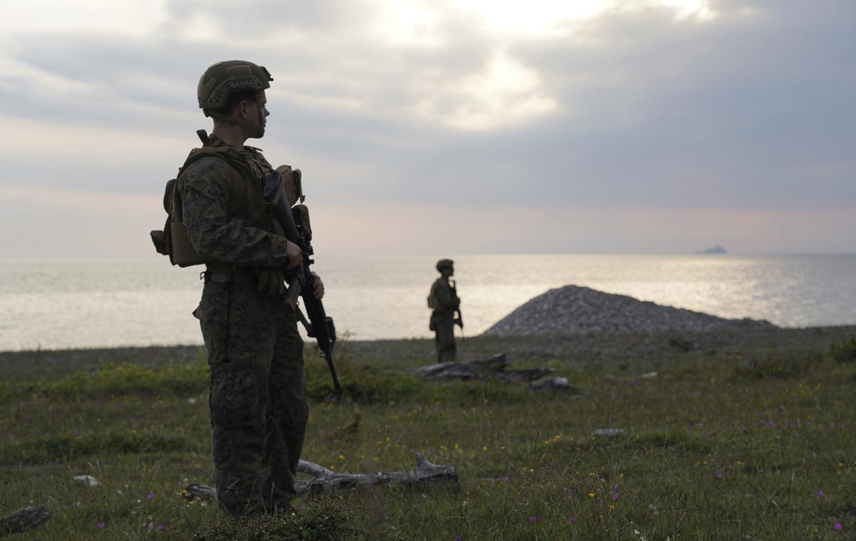 Ameriški vojaki na Gotlandu | Poleti 2022 so bile na Gotlandu vojaške vaje, na katerih so med drugim sodelovali tudi ameriški vojaki. | Foto Guliverimage