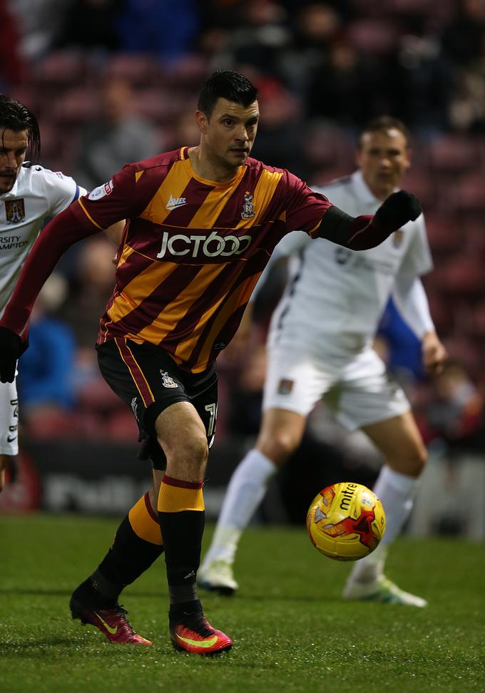 Pri Bradford Cityju se jeseni ni naigral. | Foto: Guliverimage/Getty Images