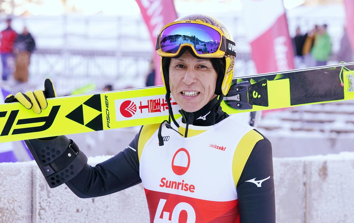 Noriaki Kasai Engelberg Continental Cup 2024 | Legendarni japonski skakalec Noriaki Kasai pri 52 letih še vedno tekmuje in osvaja točke.  | Foto Guliverimage