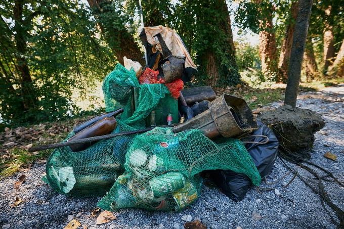 Potapljači v Krki | Foto: Slovenska potapljaška zveza