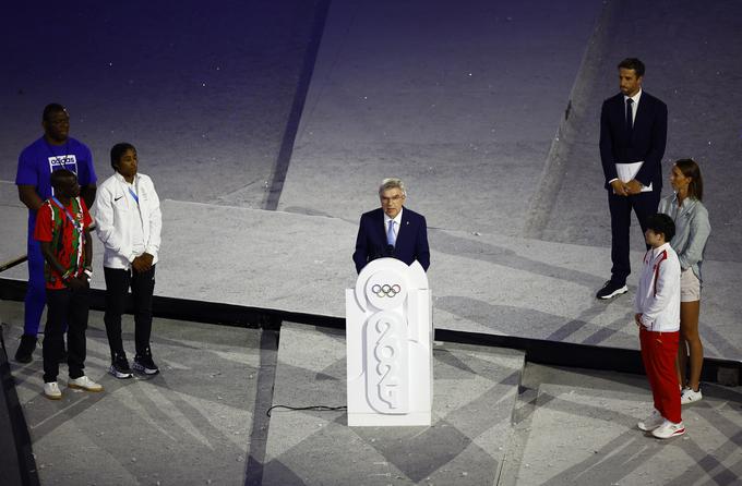 Čustven zadnji nagovor Thomasa Bacha v vlogi predsednika Moka. | Foto: Reuters