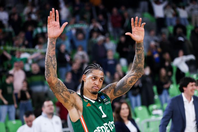 Cedevita Olimpija Devin Robinson | Devin Robinson je dal 21 točk in bil izbran za MVP-ja tekem osmine finala. | Foto Aleš Fevžer