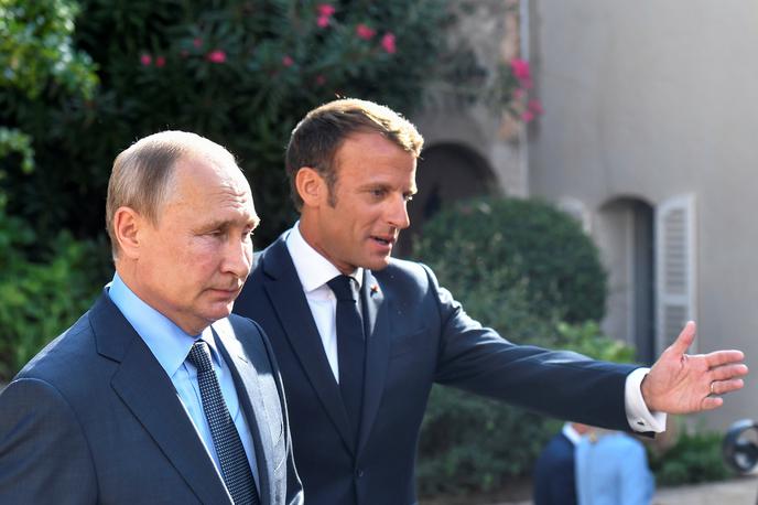 Vladimir Putin Emmanuel Macron | Foto Reuters