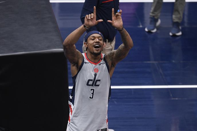 Bradley Beal | Bradley Beal je bil tokrat najbolj razpoložen pri Washington Wizards. | Foto Gulliver/Getty Images