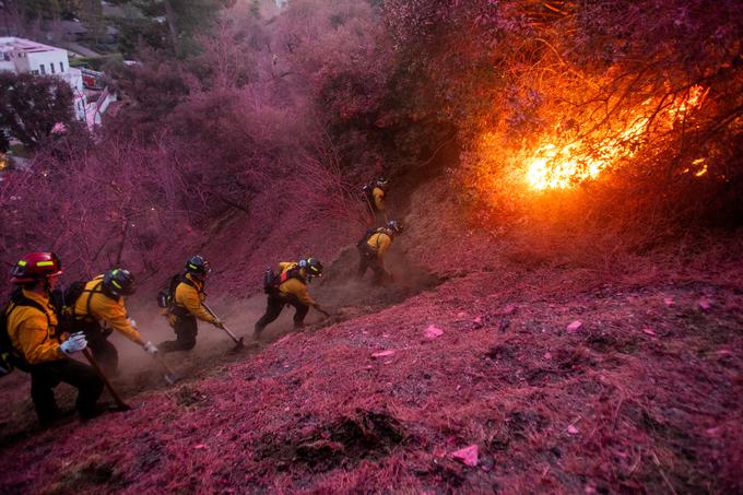 Los Angeles, požar | Foto: Reuters