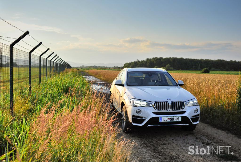 BMW X4 2,0d Xdrive - fotogalerija testnega vozila