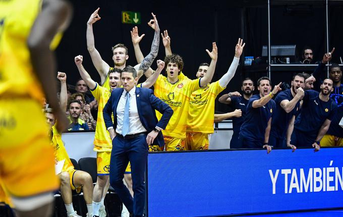 Gran Canaria, ki je pod vodstvom Jake Lakoviča letos osvojila Eurocup, je zaradi finančnih razlogov zavrnila igranje v evroligi. | Foto: Guliverimage/Vladimir Fedorenko