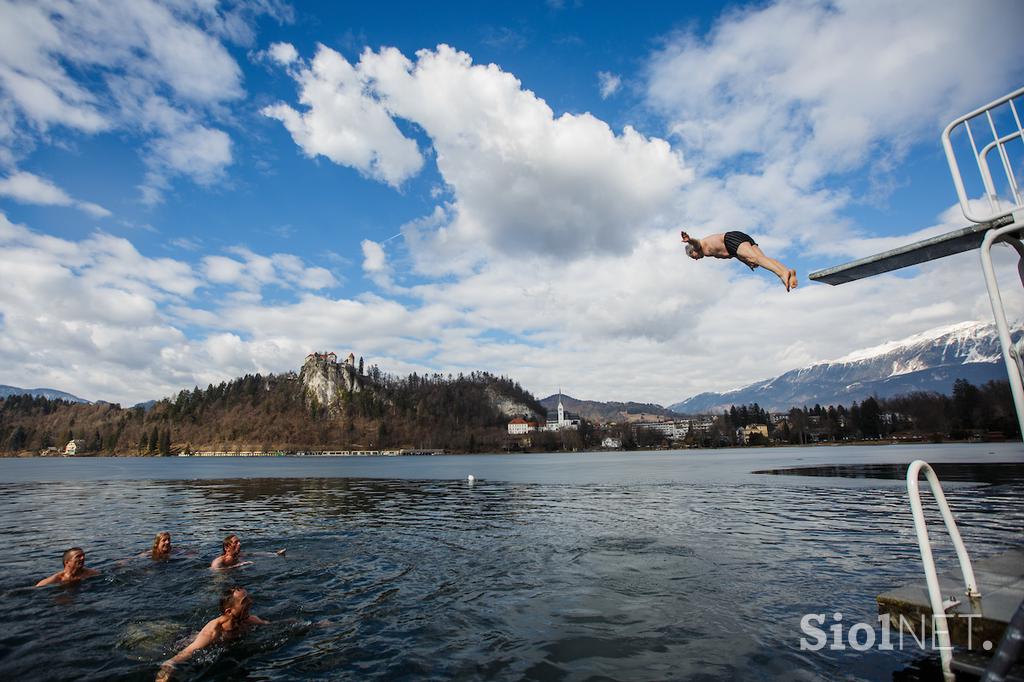 Bled zimsko plavanje rekreacija