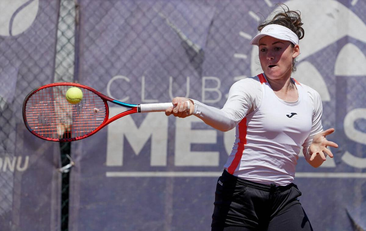 Tamara Zidanšek | Lozana ji očitno ustreza. Zidanškova je že drugo leto zapored v finalu.  | Foto Teniška zveza Slovenije