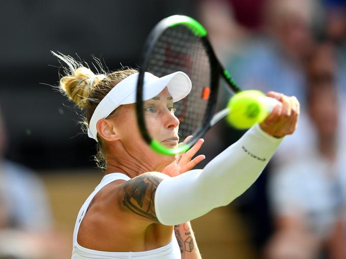 Polona Hercog je odpravila 25. igralko z lestvice WTA, Nemko Julio Görges. | Foto: Reuters